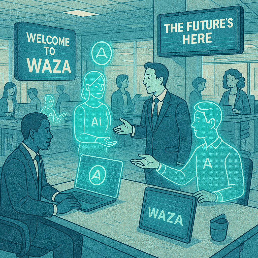 WAZA team collaborating